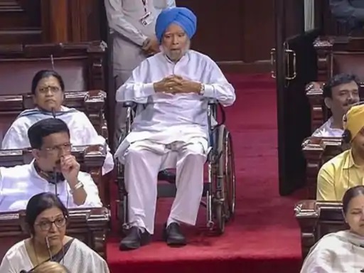 You are currently viewing पूर्व प्रधानमंत्री मनमोहन सिंह राज्यसभा से रिटायर