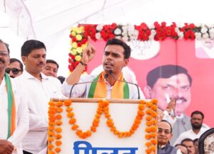 Read more about the article बुधनी कांग्रेस पर बरसे कार्तिकेय, बोले – “जो अपने ज़माने में एक नलका नहीं लगा पाए, वे हवा महल बनाने आए हैं”