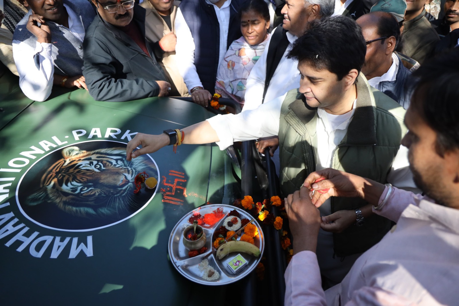 You are currently viewing MP में नया टाइगर रिजर्व: गुरुवार को सिंधिया पहुंचे माधव नेशनल पार्क, शिवपुरी को दी टाइगर सफारी की सौगात; माधव नेशनल पार्क हुआ टाइगर रिजर्व