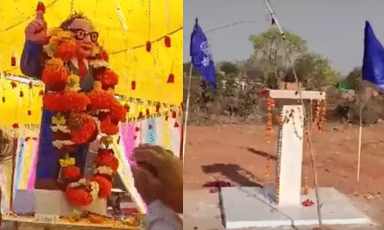 You are currently viewing छतरपुर में बाबा साहब की मूर्ति चोरी: ग्रामीणों में आक्रोश, भीम आर्मी ने किया विरोध प्रदर्शन; पुलिस जांच में जुटी