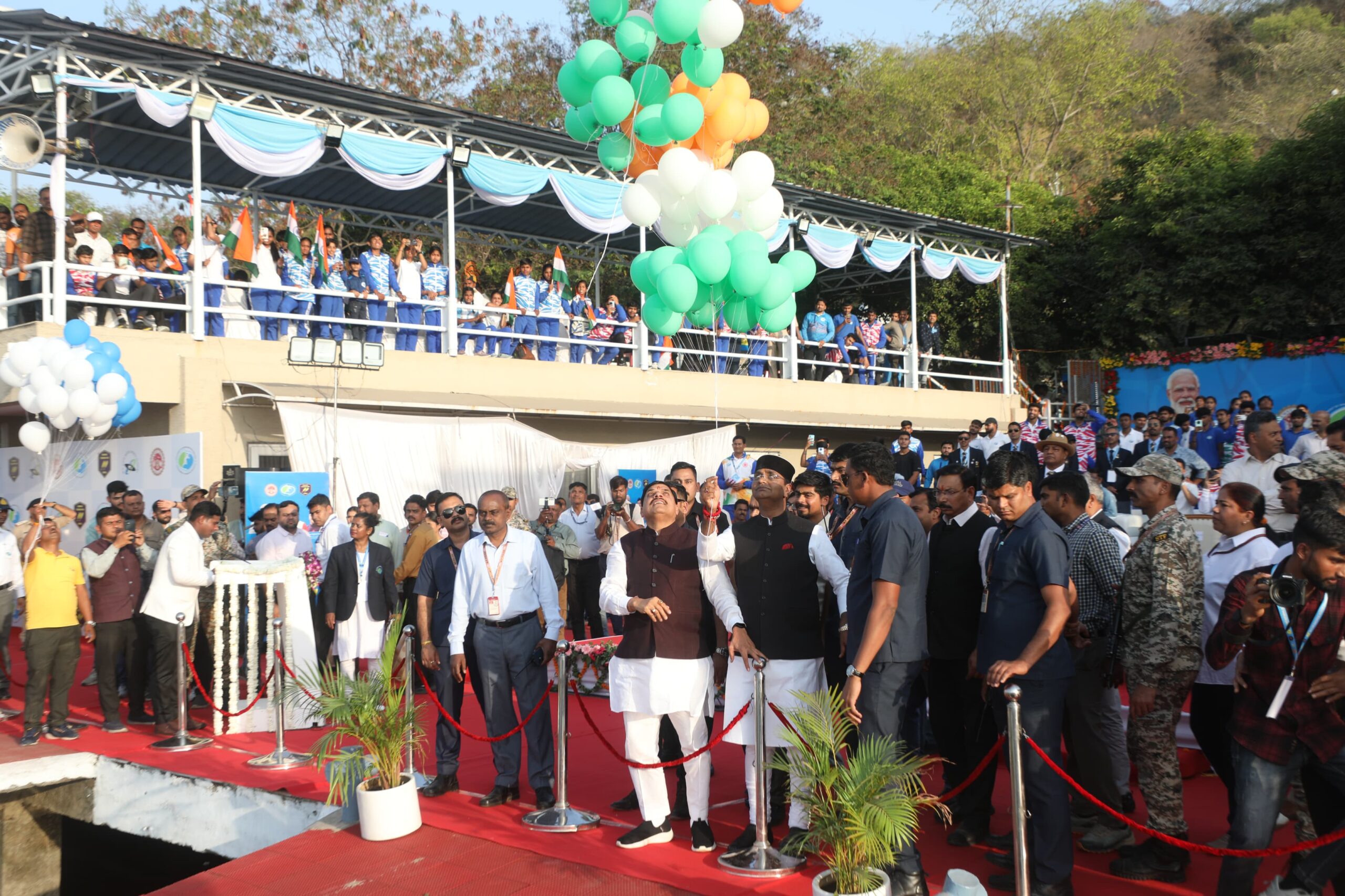 You are currently viewing भोपाल बना जल क्रीड़ा का केंद्र: 42वीं नेशनल रोइंग चैंपियनशिप का भव्य आगाज, CM मोहन यादव ने किया उद्घाटन; 25 राज्यों के 500 से ज्यादा खिलाड़ी दिखाएंगे दमखम