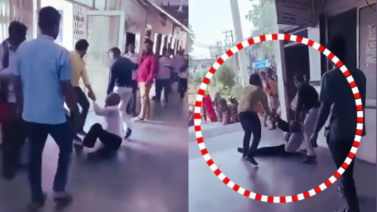 You are currently viewing छतरपुर जिला अस्पताल में बुज़ुर्ग मरीज से डॉक्टर की हैवानियत: थप्पड़ मारा, ज़मीन पर घसीटा, अब वीडियो वायरल होने पर मचा बवाल