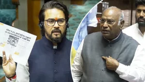 Read more about the article खड़गे Vs अनुराग ठाकुर: ‘अगर साबित कर दो, मैं इस्तीफा दे दूंगा’, वक्फ संशोधन बिल पर बुधवार को हुआ हंगामा; 12 घंटे की चर्चा के बाद वक्फ संशोधन बिल लोकसभा में पास, राज्यसभा में आज होगी चर्चा