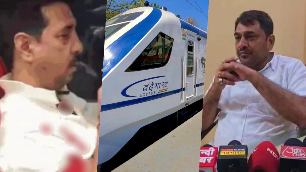 You are currently viewing वंदे भारत ट्रेन में शर्मनाक घटना: सीट एक्सचेंज से इनकार पर 35 सेकेंड तक चप्पल-घूंसे बरसे, CCTV फुटेज ने खोली पोल; विधायक भी थे मौजूद, पुलिस बनी दर्शक!