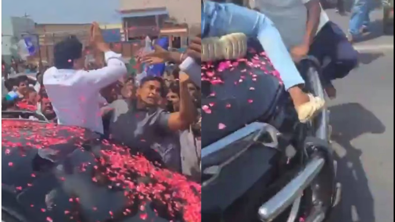 You are currently viewing हिट एंड रन केस में फंसे पूर्व मुख्यमंत्री जगन मोहन रेड्डी, कार्यकर्ता की मौत पर दर्ज हुई FIR; सामने आया चौंकाने वाला VIDEO!