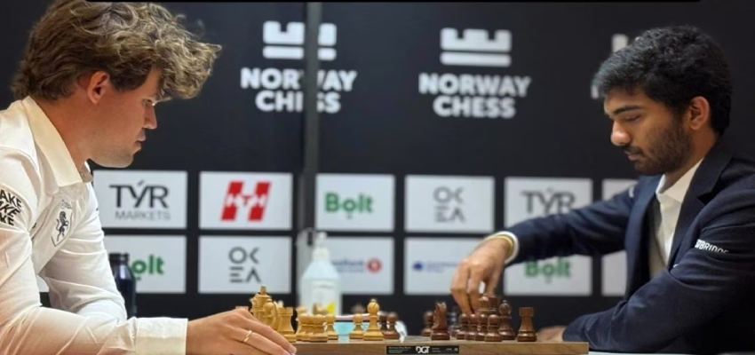 You are currently viewing 19 साल के वर्ल्ड चैंपियन डी. गुकेश ने रच दिया इतिहास, क्लासिकल चेस में पहली बार मैग्नस कार्लसन को हराया; टूर्नामेंट में टॉप-3 में पहुंचें!