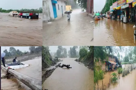 You are currently viewing मध्यप्रदेश में मूसलधार बारिश का कहर: 30+ जिलों में बाढ़ जैसे हालात, स्कूल-हाईवे बंद!