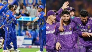 Read more about the article MI vs KKR: आज मुबंई और कोलकाता के बीच मुकाबला, जानें प्लेइंग इलेवन और पिच रिपोर्ट