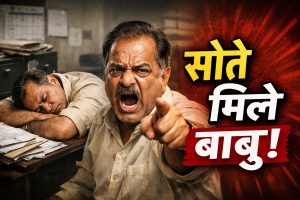 Read more about the article ‘कोई नहीं छीन सकता नौकरी, जो उखाड़ना है उखाड़ लो…’, सोते समय पकड़े गए बाबू, करने लगे गाली-गलौच