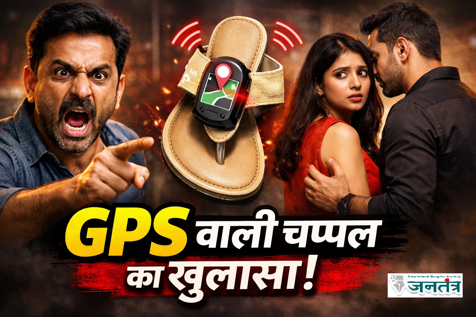 You are currently viewing पति ने चप्पल में लगाया था GPS, फिर बेवफा पत्नी को प्रेमी के साथ रंगेहाथ पकड़ा, चला हाई वोल्टेज ड्रामा